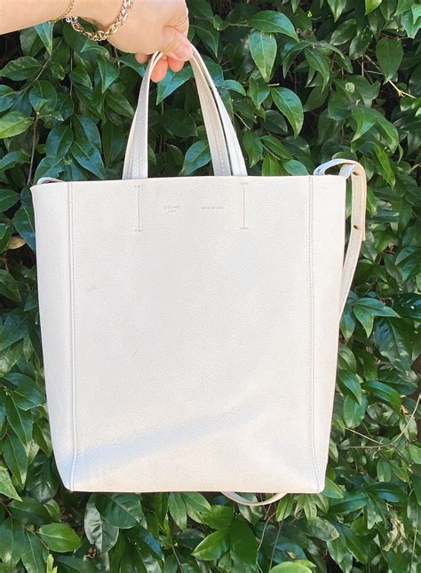 celine cabas vertical leather tote|celine tote bag vintage.